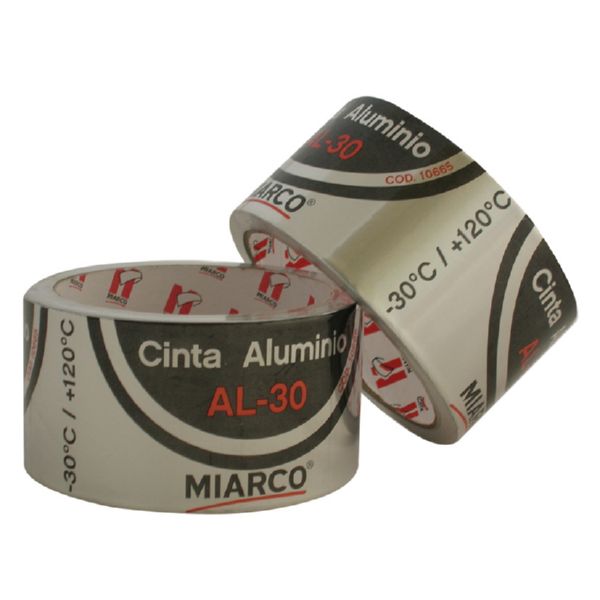 CINTA ADHESIVA DE ALUMINIO 50MMX10M NOR