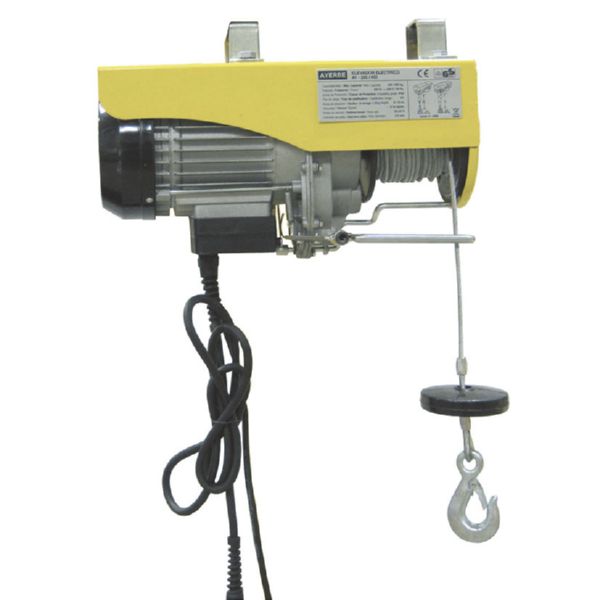 Elevador Electrico Ayerbe 200 Kg (12m) / 400 Kg (6m) 880 W Oe 4 mm